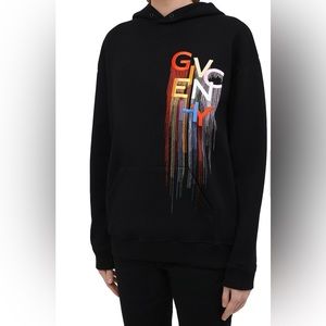 Best offer! Givenchy Black Sweater with Multicolor Logo